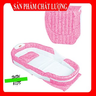 (Giá Tốt) Nôi Gấp Ngủ Chung Giường iBaBy Có Nhạc Du Ngủ Cho Bé