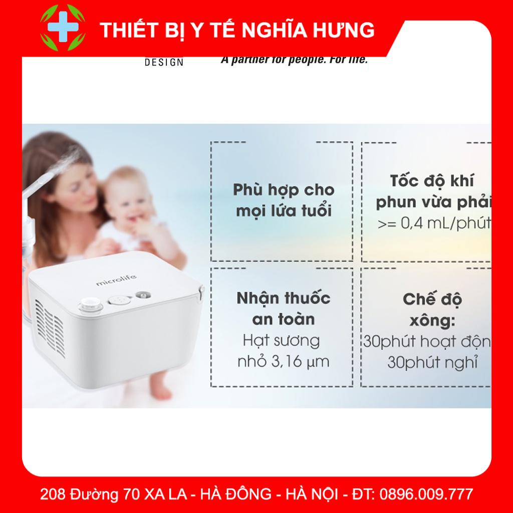 MÁY XÔNG MŨI HỌNG MICROLIFE NEB 200 - BẢO HÀNH 3 NĂM