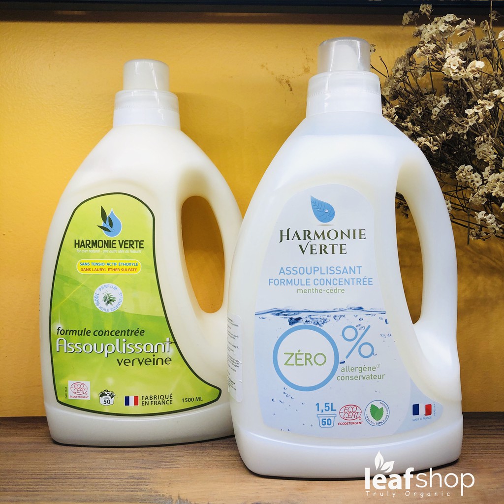 Nước xả bạc hà và cỏ roi ngựa Harmonie Verte 1,5l