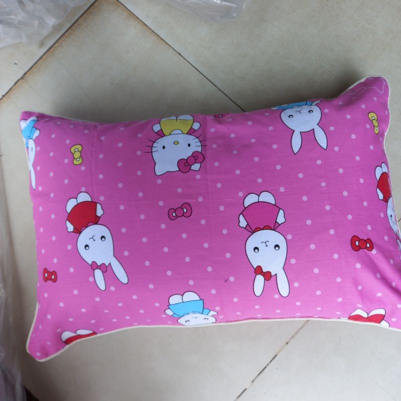 Gối bông vỏ cotton đáng yêu cho bé
