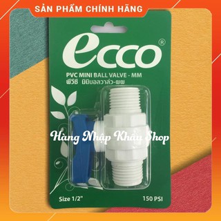 Van nước Ecco 2 đầu ren ngoài nhập khẩu từ Thái Lan