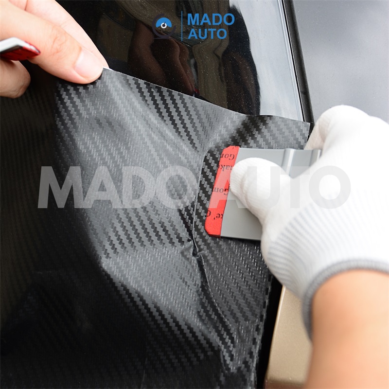 Gạt nhựa bọc vải 2 đầu gấp mép Decal, dán Decal ô tô MADO AUTO F90