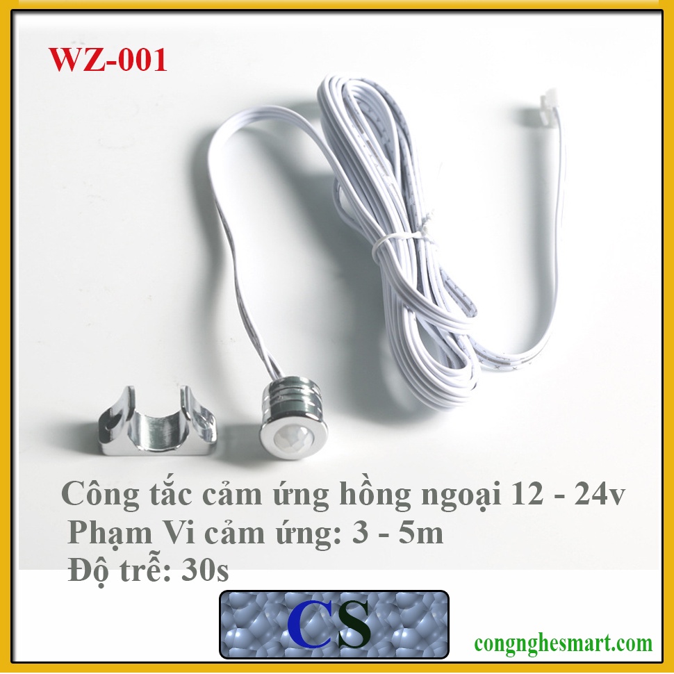 Công tắc cảm biến chuyển động hồng ngoại 12V/24V WZ-001