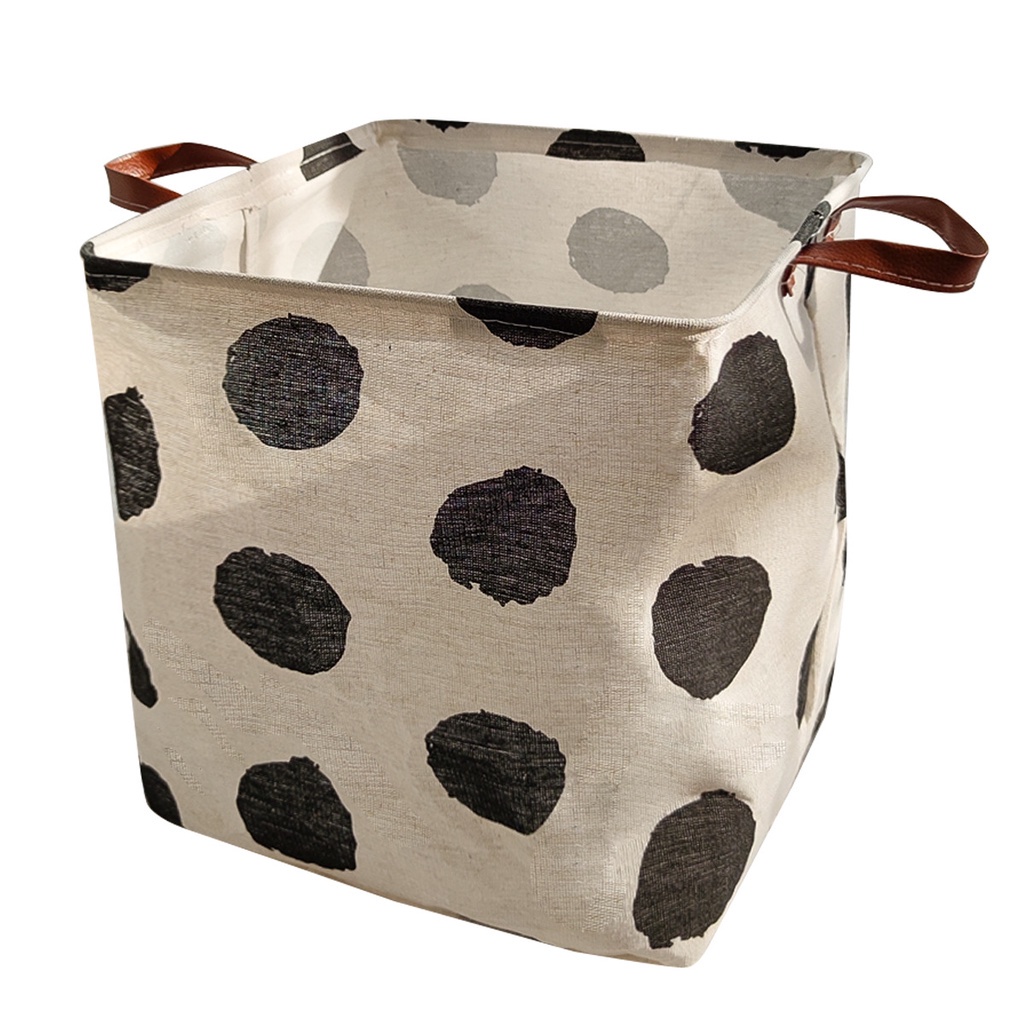 Đồ nội thất trong nhà kẻ sọc sáng tạo Có thể gập lại Giỏ lưu trữ dung lượng lớn