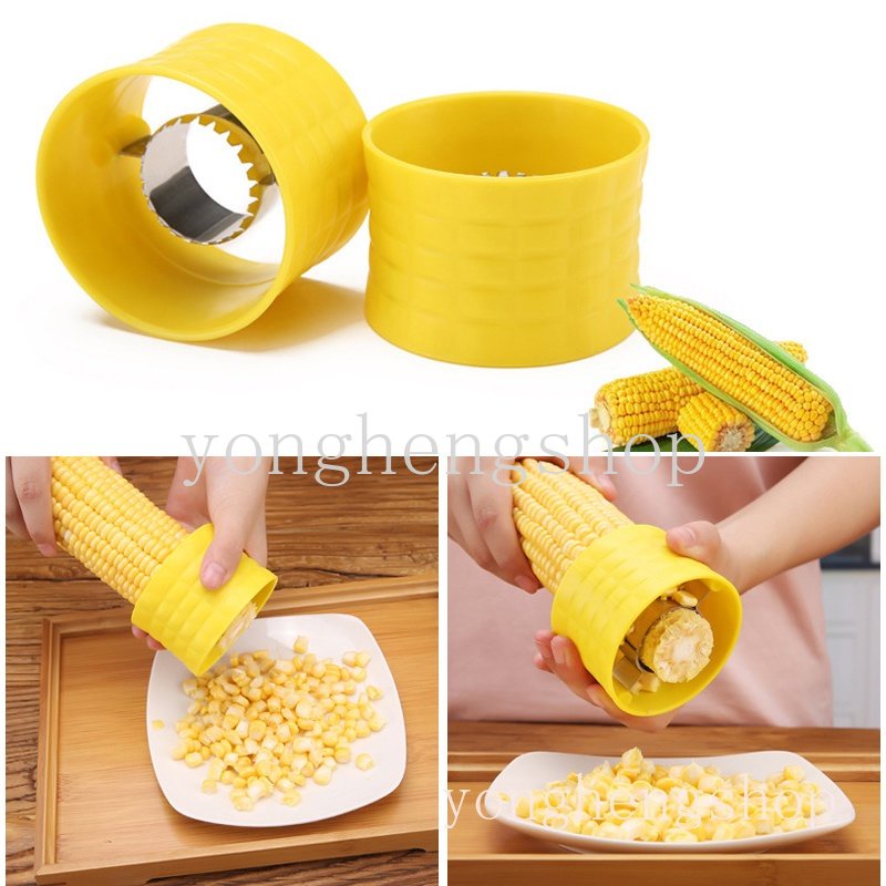 Dụng Cụ Tách Hạt Bắp Bằng Thép Không Gỉ Tiện Lợi