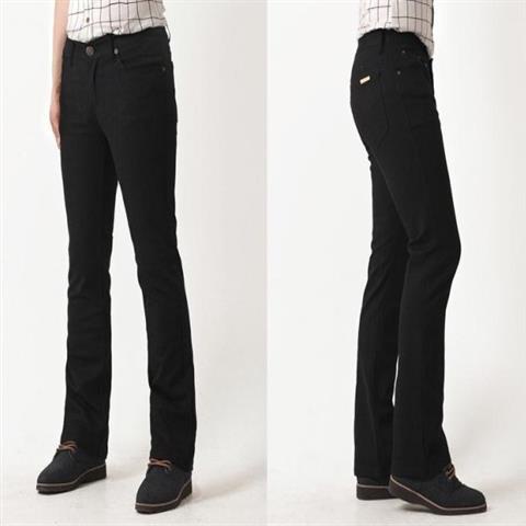 Áo liền quần jean Nam denim jean✻☏Quần Denim Ống Loe Ôm Dáng Thời Trang Xuân Hè Hàn Quốc Mới Cho Nam