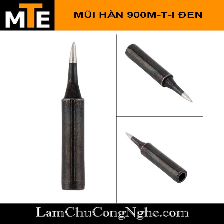 Mũi Hàn nhọn Hakko 900M-T-I đen ( Loại tốt ) Mũi hàn thiếc tương thích với mỏ hàn 907, 936...