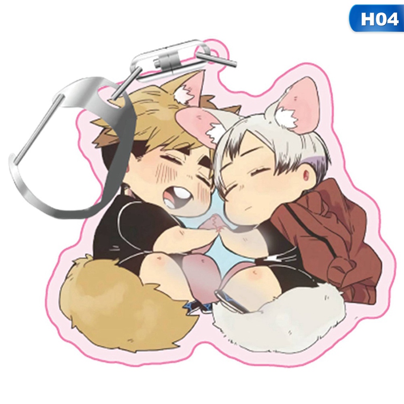 Tmdbyx Móc Khóa Kim Loại Hình Nhân Vật Hoạt Hình Karasuno Dễ Thương