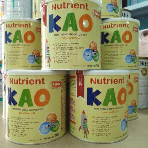 Combo 5 lon Sữa NUTRIENTKAO 700g (KAO - NUTRIENTKAO) DateT3.2022