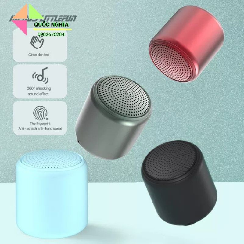 Loa Bluetooth Mini 3D Little Fun 5.0 Âm Thanh nổi tiện lợi