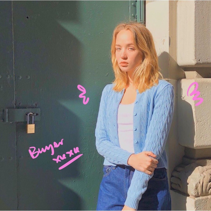 Áo cardigan len vặn thừng cao cấp | BigBuy360 - bigbuy360.vn