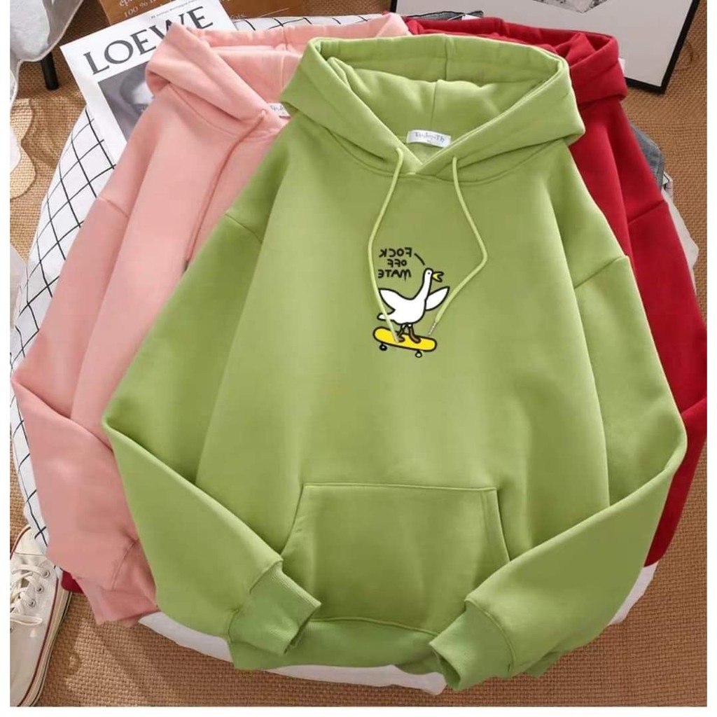 Áo hoodie vịt trượt ván DTR1120