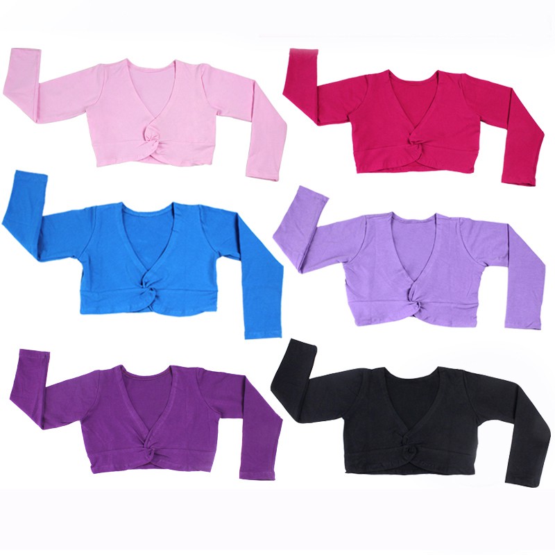 Áo khoác khiêu vũ Cotton đầy đủ cho bé gái Áo khoác ba lê nhỏ cho trẻ em