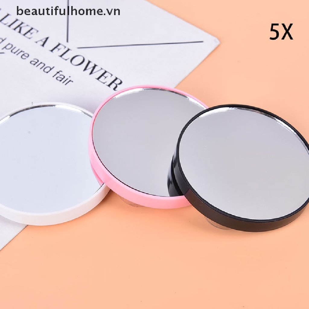 Gương Trang Điểm Phóng Đại 5x 10x Chuyên Dụng Tiện Lợi