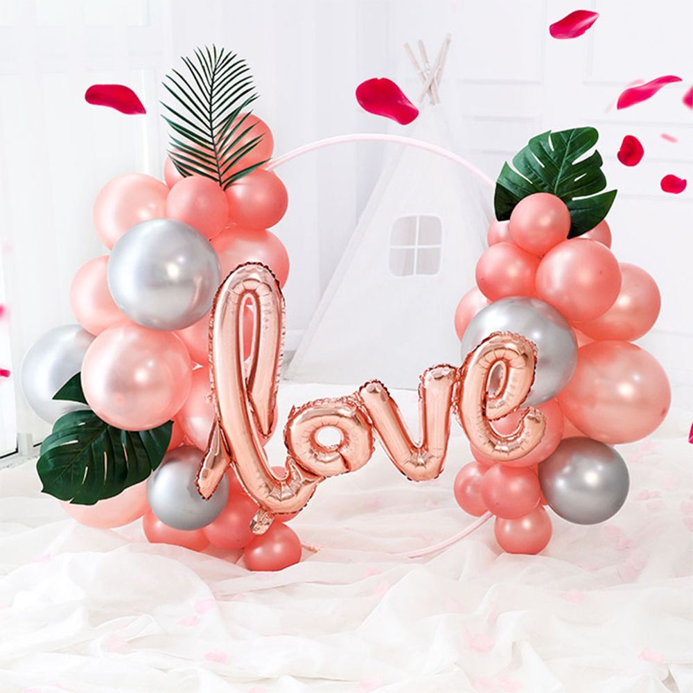 Set giá giữ vòm bong bóng vòng hoa DIY bằng PVC dành cho trang trí phông nền đám cưới sinh nhật tiệc tùng