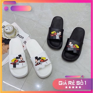 Dép Chuột Mickey - G.U.C.C.Y - đẹp, êm Hottrend - Dép Thời Trang đế bằng dày, quai chắc chắc dép loại 1
