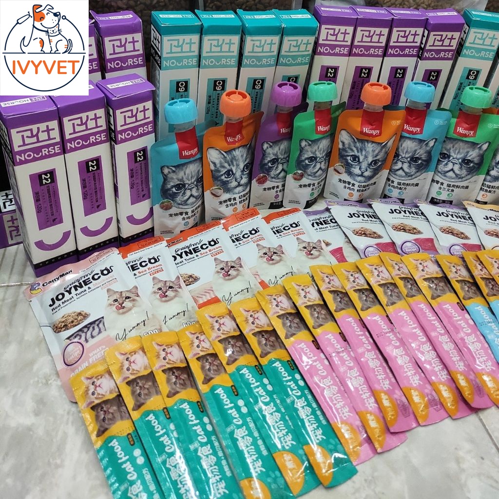 Súp thưởng cho mèo CATFOOD thanh 15gr siêu ngon và bổ dưỡng - 3 hương vị