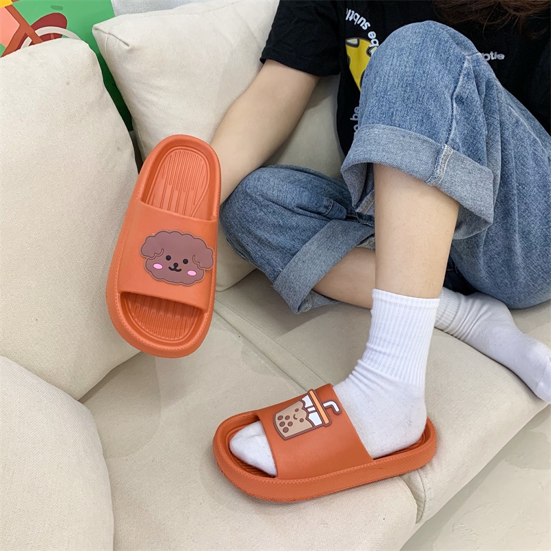 JY409-C3  - Dép bánh mì đế dày hàng QC giá hạt dẻ