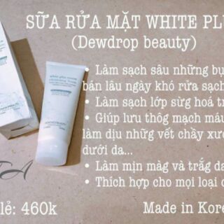 Sữa rửa mặt Dew drop