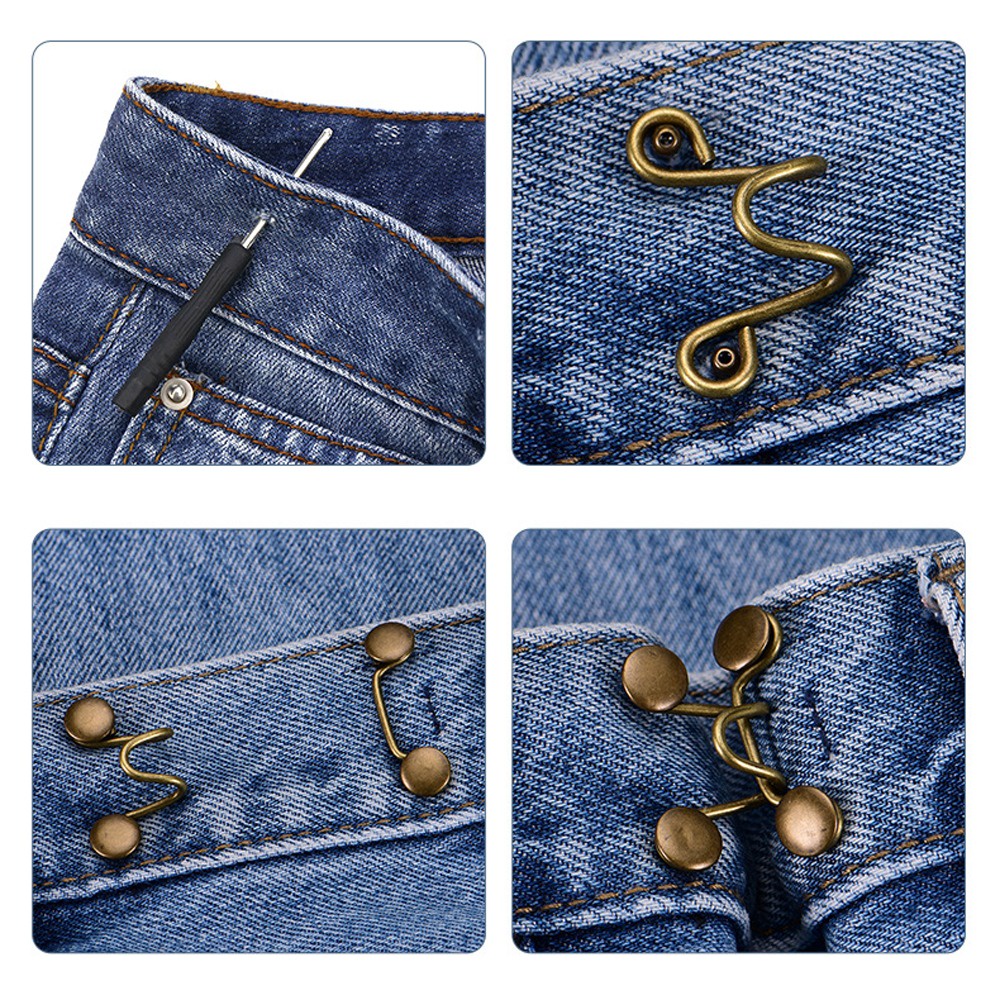  Nút cài điều chỉnh lưng quần jean tiện dụng dành cho nữ | BigBuy360 - bigbuy360.vn