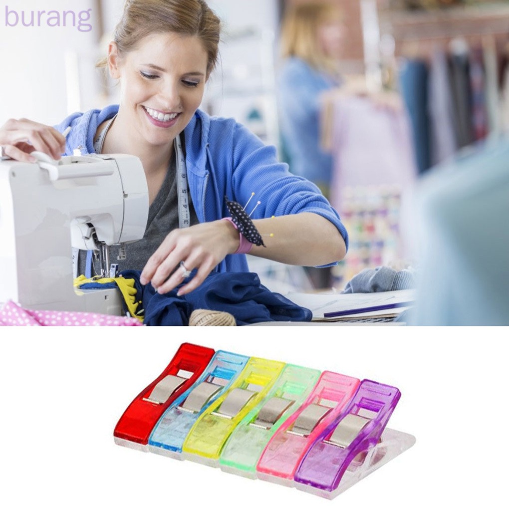 Set 25 kẹp nhựa nhiều màu đa năng hỗ trợ may vá