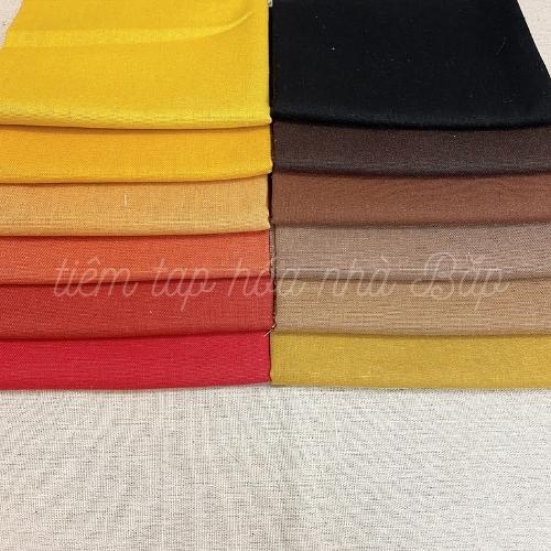 Vải Linen Bột Tông Màu Sunset