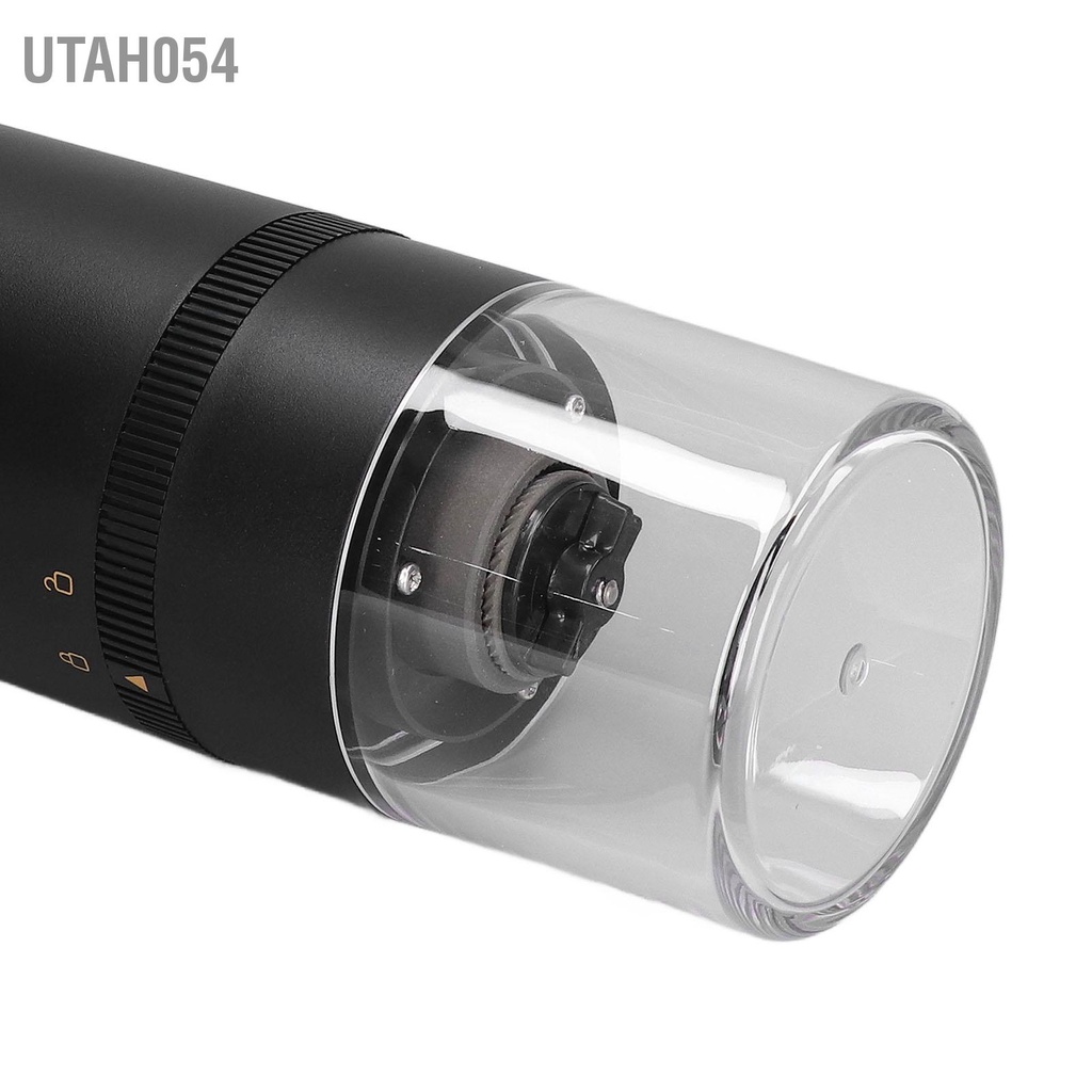 Máy Xay Hạt Cà Phê Không Lõi Bằng Acrylic Trong Suốt Nhỏ Gọn Với Cổng Sạc USB Cho Nhà Bếp