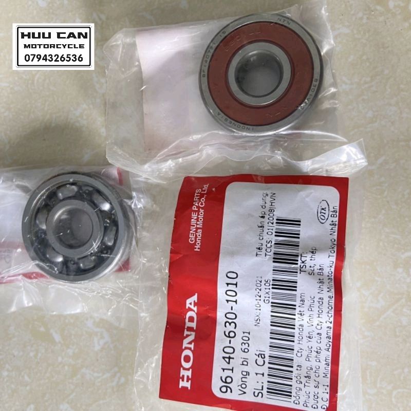 vòng bi bạc đạn 6301 Chính Hãng Honda