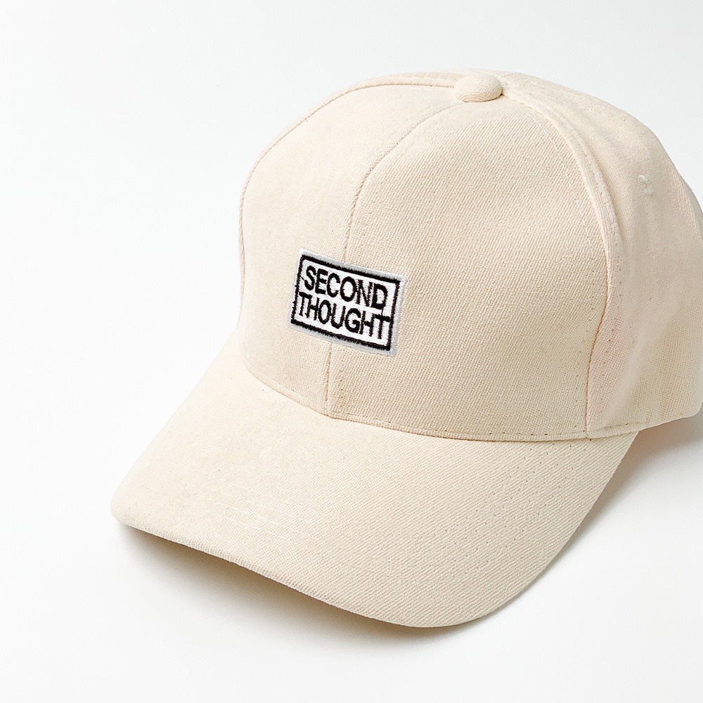 Mũ lưỡi trai Nón kết thêu chữ Second Thought 348 phong cách Ulzzang form unisex nam nữ