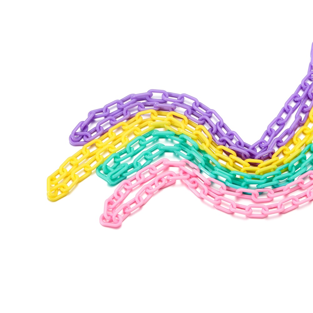 Set 10 chuỗi dây đeo khẩu trang St.kunkka kiểu tròn bằng nhựa nhiều màu sắc