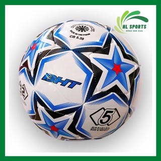 Bóng đá số 5 may da PVC tiêu chuẩn thi đấu tặng kèm kim lưới - Hoàng Lâm Sports
