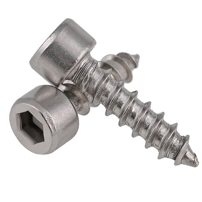 Ốc vít đầu lục giác bằng thép không gỉ A2 M2 M2.5 M3 M3.5 M4 M5 M6