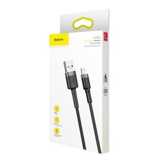 Cáp sạc iphone baseus dây dù (lightning micro usb type c) dài 2m