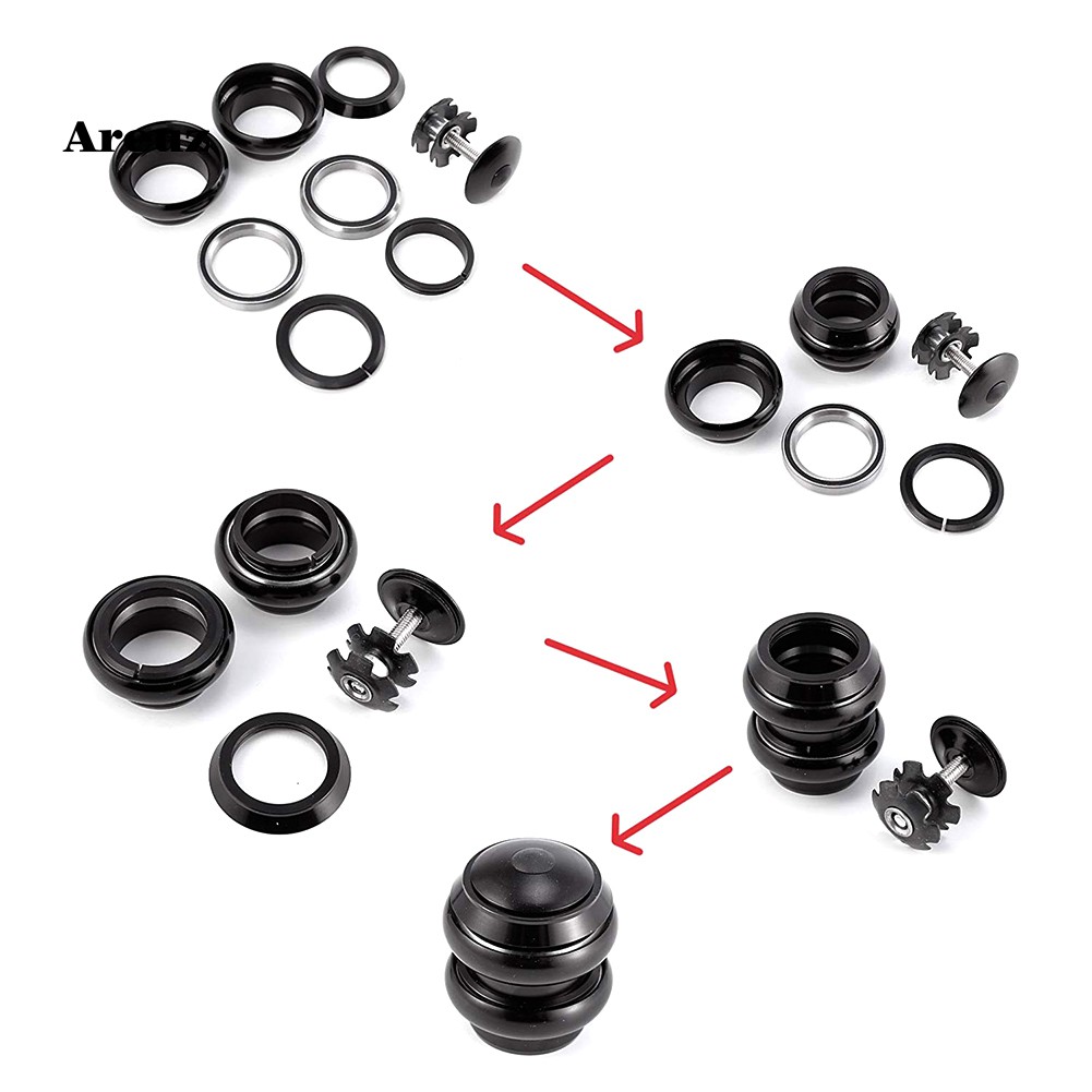 Cặp chén cổ xe đạp leo núi bằng hợp kim nhôm kích thước 34mm chất lượng cao