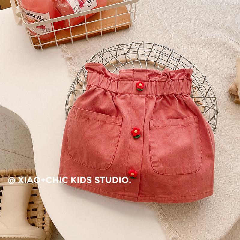 [Babycat] Chân Váy Denim Công Chúa Dáng Chữ a Phong Cách Hàn Quốc Nhật Bản Thời Trang Xuân Hè Giản Dị Dành Cho Bé Gái
