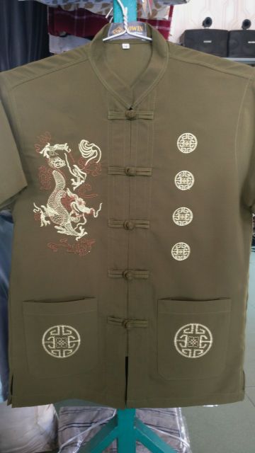 Áo Kiểu Tàu Nam size M đến XXL: CL siêu lụa loại 1