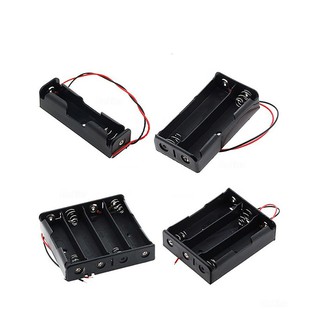Đế gắn pin 18650 có lò xo, dây hàn sẵn và lỗ bắt vít