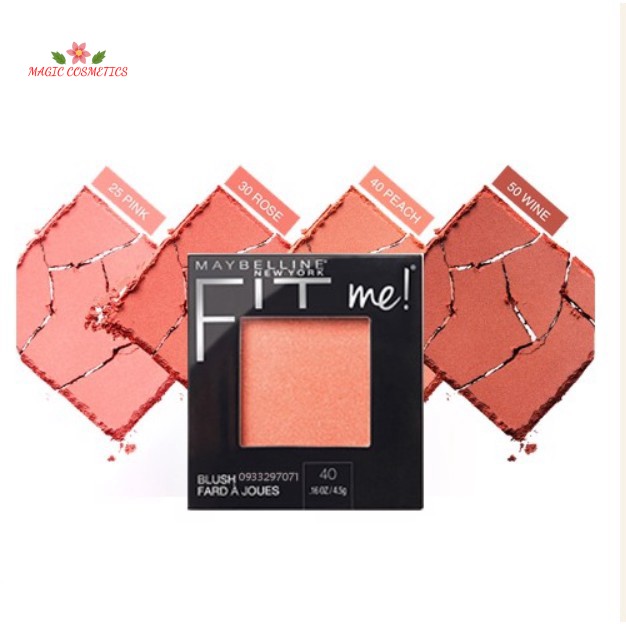 [Mã giảm giá] Phấn Má Hồng Maybelline Fit Me Blush