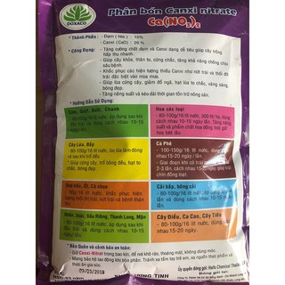 Phân bón Canxi Nitrat Haifa gói 1kg - Làm Hạ Phèn, Cứng Trái, Cứng Cây 15-0-0-26 CaO