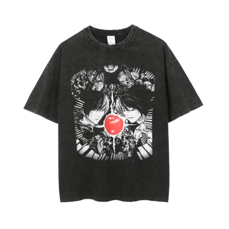 Áo thun DEATH NOTE Washed