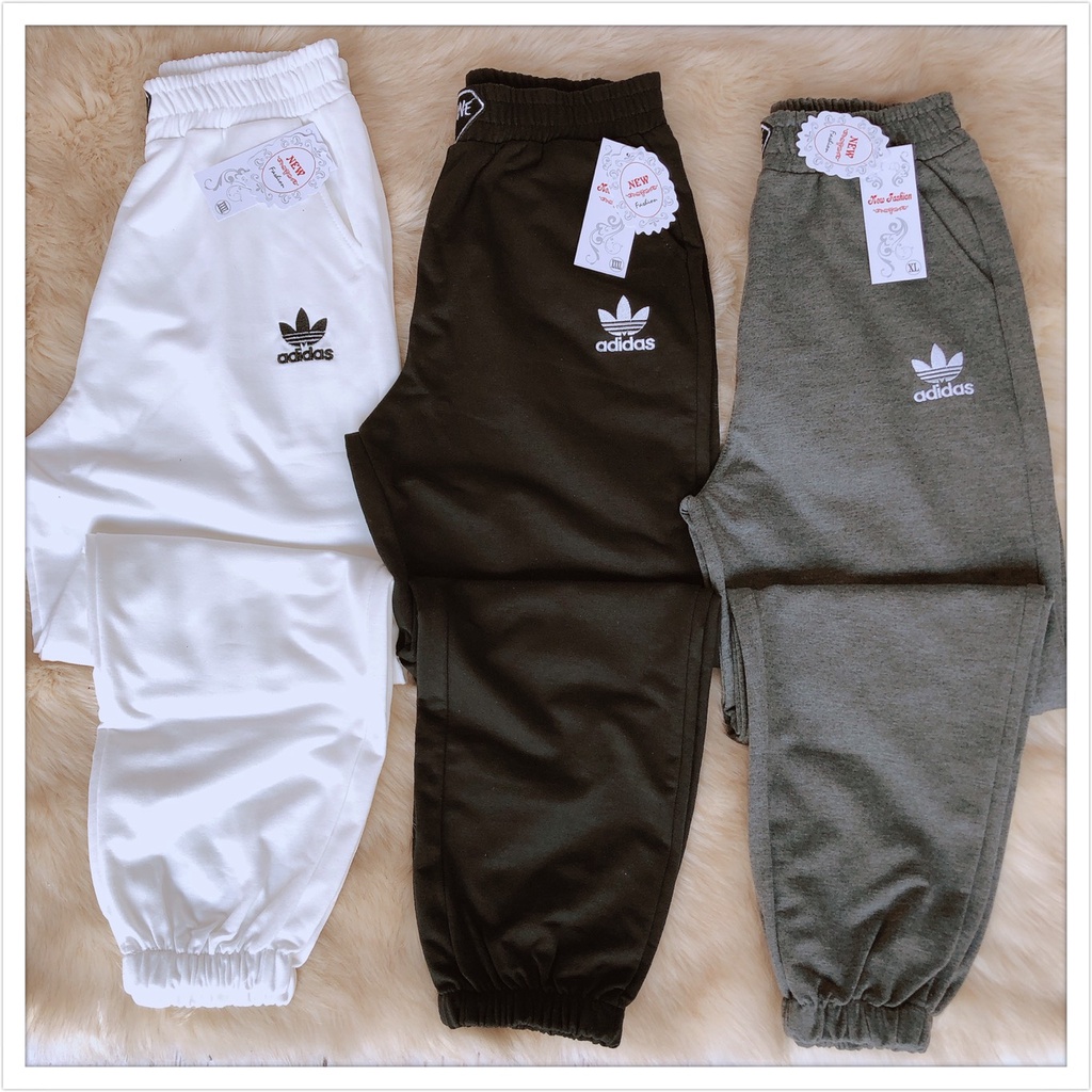 Quần ống rộng nữ, quần jogger nữ bo gấu vải nỉ da cá mềm mịn nhiều màu đủ size năng động. | BigBuy360 - bigbuy360.vn