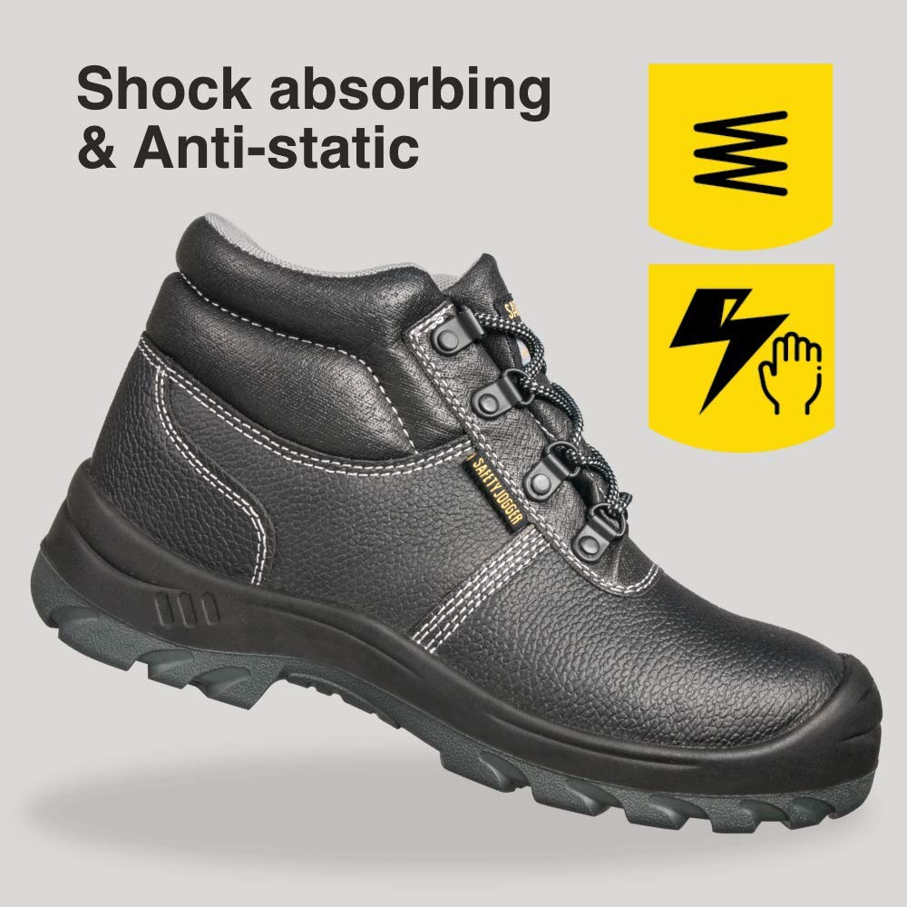 Giày bảo hộ lao động nam Jogger Bestboy S3 cổ cao, chống thấm nước - Thinksafe