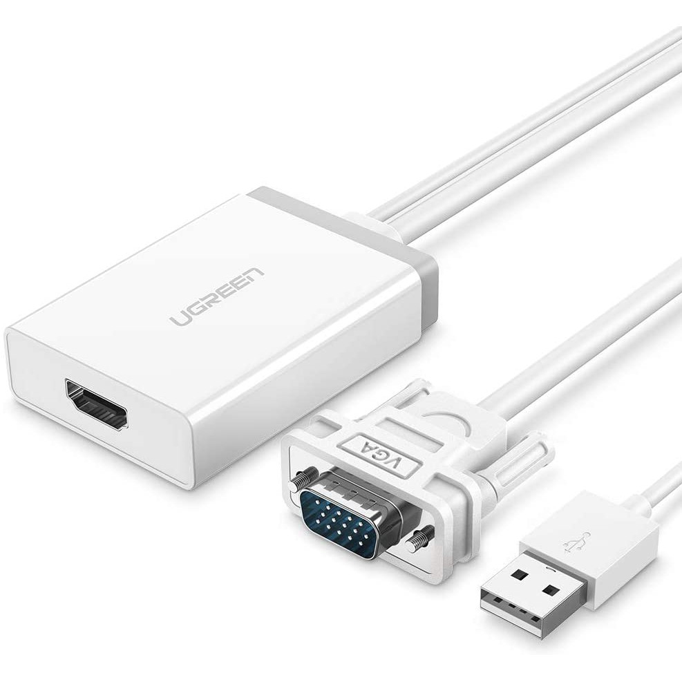 Bộ chuyển đổi VGA, audio sang HDMI Chính Hãng UGREEN MM106 - Hàng phân phối chính hãng - Bảo hành 18 tháng