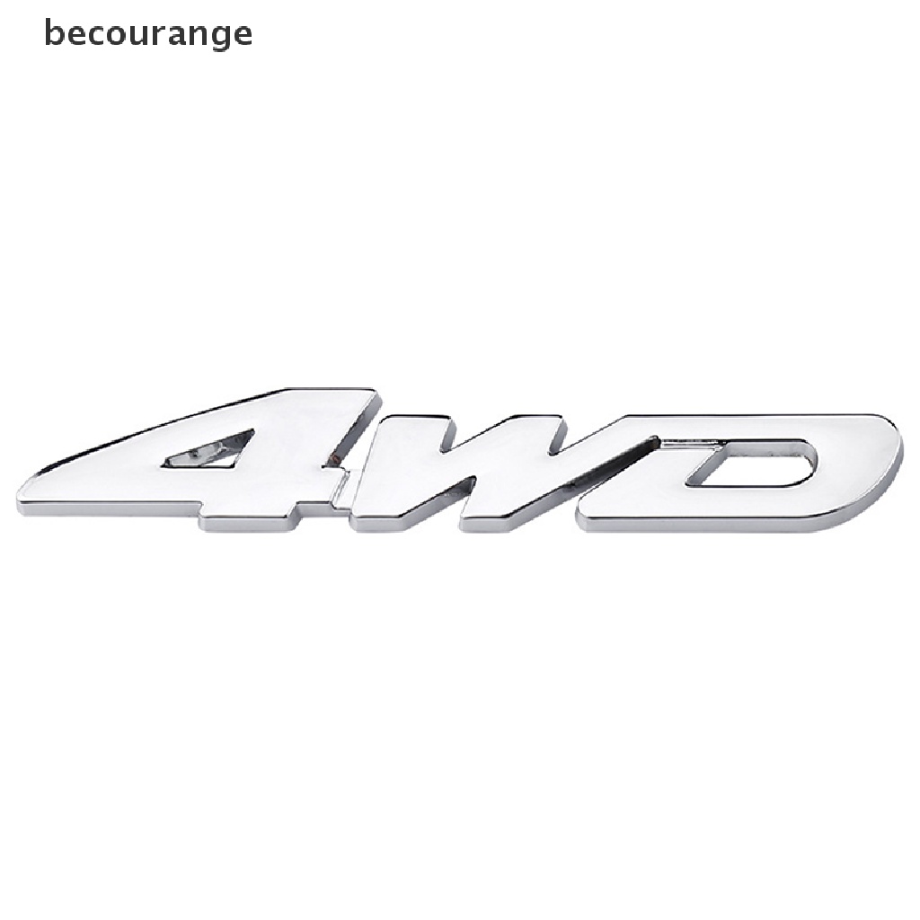 Miếng dán trang trí xe hơi bằng hợp kim kẽm hình logo 3d V6 V8 4WD