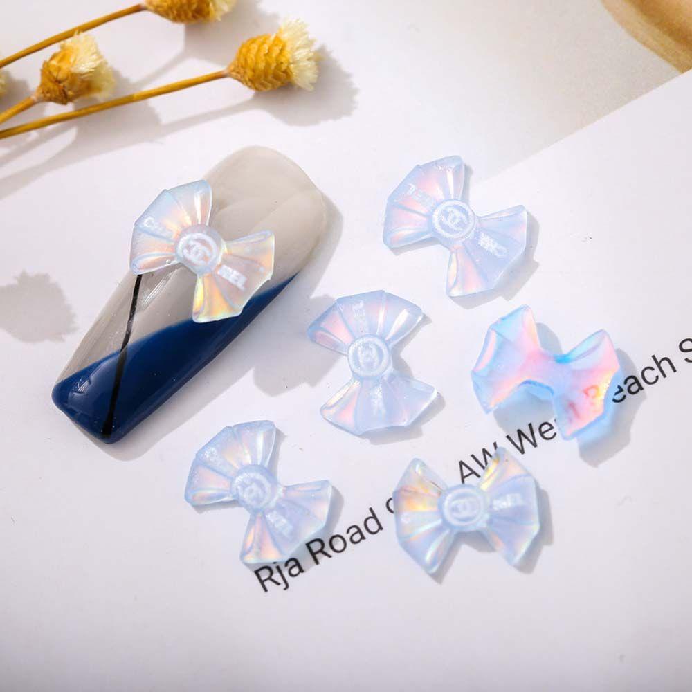 Set 20 Phụ Kiện Nơ Trang Trí Móng Tay Nghệ Thuật Dễ Thương|Phụ Kiện Làm Móng Nghệ Thuật