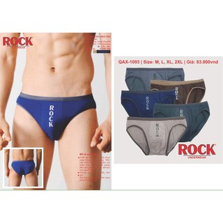 QUẦN LÓT NAM CAO CẤP ROCK 1093, DÁNG BRIEF