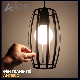 Đèn Thả Sắt Trang Trí Hình Học Độc Đáo Quả Trám - Sang Trọng, Trang Trí Nội Thất Giá Rẻ ANTEICO