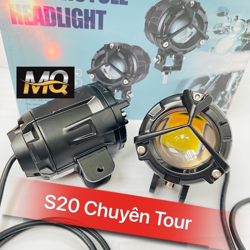 Đèn Trợ Sáng Bi Cầu Chuyên Tour 2 Mầu Cos Vàng Pha Trắng S20