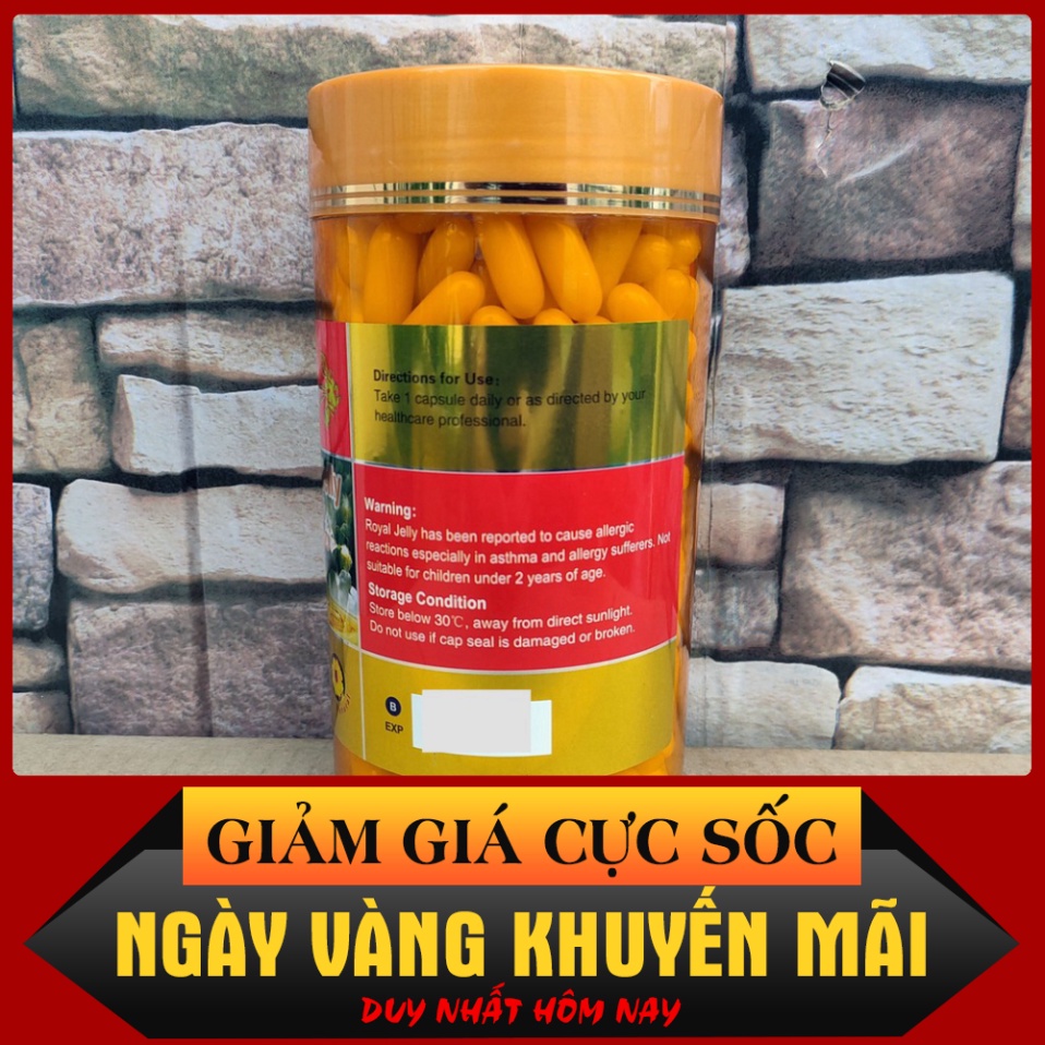 GIÁ SẬP SÀN Viên Uống Sữa Ong Chúa Costar Royal Jelly 1610mg 365 viên hỗ trợ đẹp da hong1008 ....