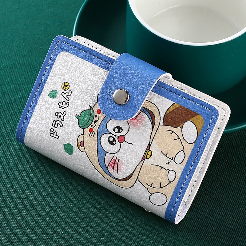 Ví Đựng Thẻ Ngân Hàng Cỡ Nhỏ Siêu Mỏng Họa Tiết Doraemon Đáng Yêu 2022